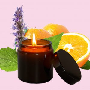 Bougie d’ambiance – Patchouli & Orange